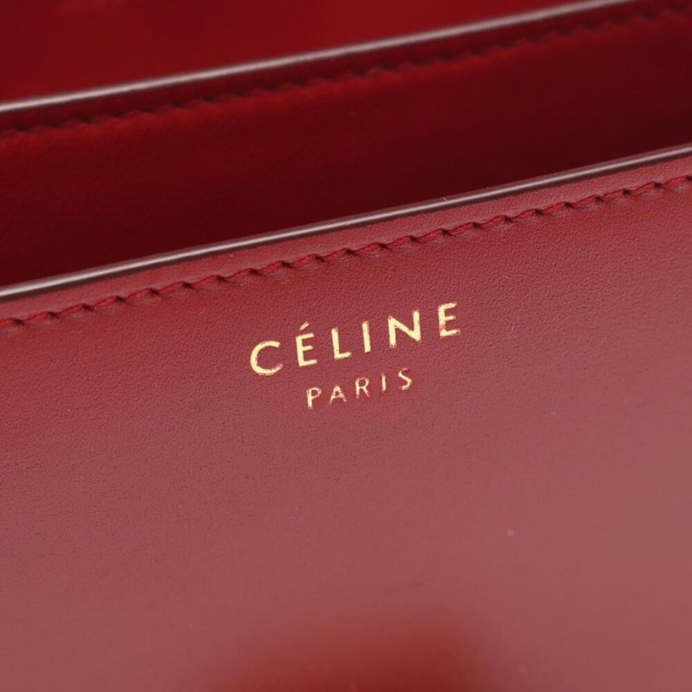 Celine Classic Box Medium Leather Shoulder Bag - Picture 4 of 10